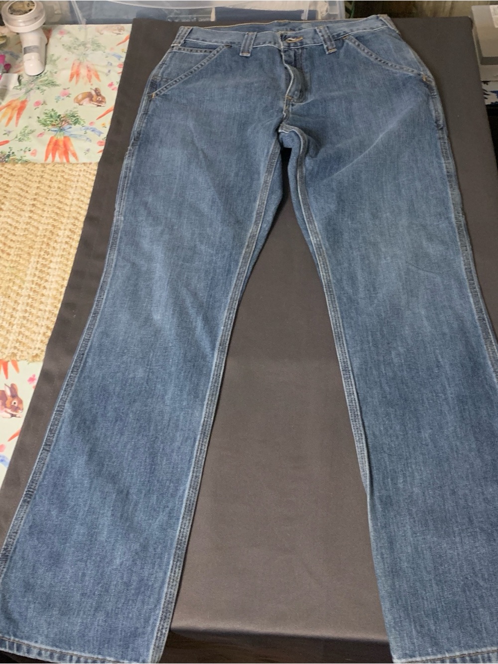 Carhartt Relaxed Fit Men's Jeans in Medium Blue Wash 31x32
